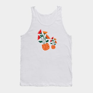 abstract flower Tank Top